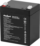 Baterie do zasilaczy awaryjnych UPS - Rebel Akumulator żelowy Rebel 12V 5Ah BAT0407 - miniaturka - grafika 1
