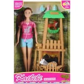 Lalki dla dziewczynek - Lalka 29cm z akcesoriami Opiekun ZOO MEGA CREATIVE 526222 - miniaturka - grafika 1