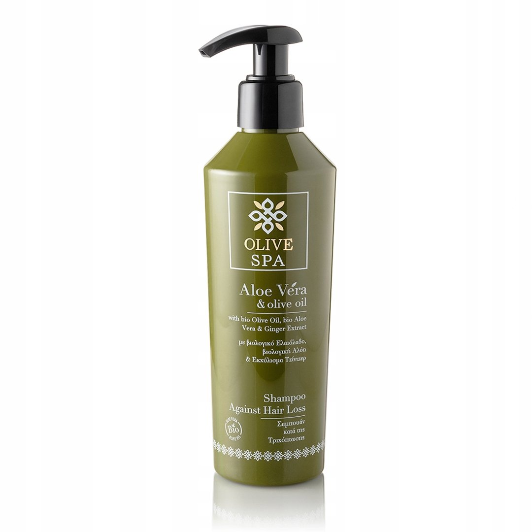 Nawilżający Szampon przeciw wypadaniu włosów Aloes Olive Spa 250 ml