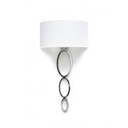 Lampy ścienne - Berella Light Kinkiet Alia WH BL0303 Berella Light nowoczesna oprawa ścienna z białym abażurem - miniaturka - grafika 1