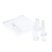 Torby podróżne - Kosmetyczka podrózna torba do samolotu 5 butelek zestaw z suwakiem - miniaturka - grafika 1