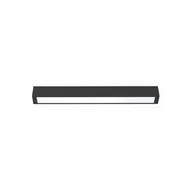 Lampy sufitowe - Nowodvorski Lampa sufitowa STRAIGHT LED black ceiling dł. 60cm czarny 7597 - miniaturka - grafika 1