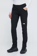 Spodnie sportowe damskie - The North Face spodnie outdoorowe kolor czarny - miniaturka - grafika 1