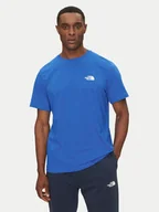 Koszulki męskie - The North Face T-Shirt Simple Dome NF0A87NG Niebieski Regular Fit - miniaturka - grafika 1