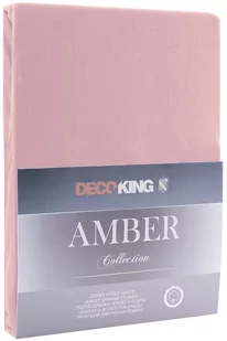 DecoKing Jersey/AMBER/OLDLILAC/200-220x200+30 - Prześcieradła - miniaturka - grafika 1