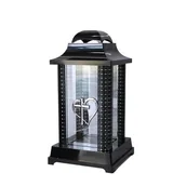 Lampiony i znicze - Znicz kapliczka Alba 19 x 36 cm srebrny - miniaturka - grafika 1