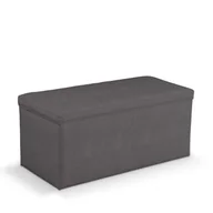 Pufy i podnóżki - Dekoria.pl Dekoria.pl Skrzynia tapicerowana grafitowy 90 × 40 × 40 cm Etna 525-705-35 - miniaturka - grafika 1