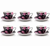 Filiżanki - Mondex Komplet 6 filiżanek Ayla 250ml wzór 3 DD.10048 - miniaturka - grafika 1