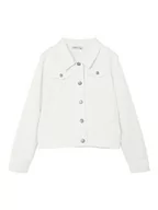 Kurtki i płaszcze dla dziewczynek - NAME IT Girl's NKFREJA DNM kurtka 4160-YF NOOS, Bright White, 158, Bright White, 158 cm - miniaturka - grafika 1