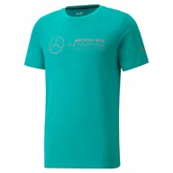 Koszulki męskie - T-shirt koszulka PUMA MAPF1 LOGO TEE MERCEDES F1 M - miniaturka - grafika 1