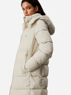 Kurtka zimowa damska pikowana Calvin Klein J20J224104-PD7 S Mleczna (8720639432059) - Kurtki damskie - miniaturka - grafika 1