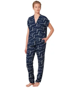 Piżama damska Boyfriend Fit PW 01-44 - Piżamy damskie - miniaturka - grafika 1