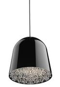 Lampy sufitowe - KingHome Lampa wisząca 36x35cm Cancun czarna MD7068-1 - miniaturka - grafika 1