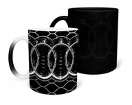 Kubki - KUBEK MAGICZNY Z NADRUKIEM-PREZENT A-U-D-I RÓŻNE WZORY DO WYBORU+IMIĘ - miniaturka - grafika 1