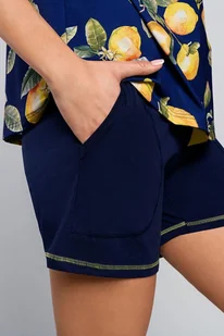 Piżama damska Lemon granatowa S - Piżamy damskie - miniaturka - grafika 6