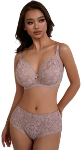 Biustonosz Koronkowy Lanny Mode KORELLI , PUDER 100F - Biustonosze - miniaturka - grafika 1