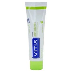 Vitis Pharma Orthodontic pasta do zębów dla osób noszących aparaty ortodontyczne smak Apple Mint 100 ml - Higiena protez i aparatów ortodontycznych - miniaturka - grafika 1
