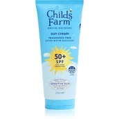 Kosmetyki kąpielowe dla dzieci - Childs Farm Suncare Sun Cream krem do opalania SPF 50+ bezzapachowy 200 ml - miniaturka - grafika 1