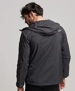 Superdry Code SL Lightweight Jkt Kurtka męska, Czarna siatka, 3XL - Kurtki męskie - miniaturka - grafika 1