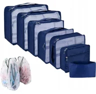 Kosmetyczki, organizery i kuferki - ORGANIZER DO WALIZKI NA UBRANIA KOSMETYCZKA KUFEREK PODRÓŻNY DO SZKOŁY - miniaturka - grafika 1