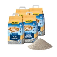 Żwirek dla kotów - MultiFit Ultra komfort 4x15 l - miniaturka - grafika 1
