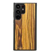 Etui i futerały do telefonów - Drewniane Etui Bewood Samsung Galaxy S23 Ultra OLIWKA - miniaturka - grafika 1