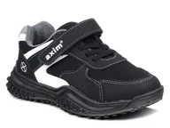 Buty dla chłopców - Buty dziecięce sportowe chłopięce na rzepy skórzana wkładka Axim 24403C -36 - miniaturka - grafika 1