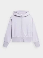 Kurtki i kamizelki sportowe damskie - 4F Bluza w kolorze lawendowym - miniaturka - grafika 1