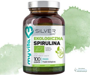 SPIRULINA BIO Silver MyVita proszek 100g - Suplementy naturalne - miniaturka - grafika 1