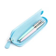Zestawy piśmiennicze - Zestaw prezentowy długopis Parker Jotter Originals Różowy i Miętowy z niebieskim etui - miniaturka - grafika 1