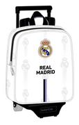 Plecaki szkolne i tornistry - safta Unisex plecak dziecięcy z wózkiem Real Madrid 1. Wyposażenie 22/23, 220 x 100 x 270 mm, czarny, biały, Estándar, czarny i biały, Standard - miniaturka - grafika 1