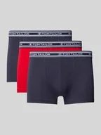 Majtki męskie - Obcisłe bokserki o kroju regular fit w zestawie 5 szt. z miękkiej bawełny z elastycznym pasem z logo - miniaturka - grafika 1