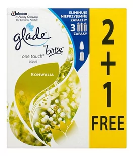 Glade ONE TOUCH MINI spray KONWALIA 2+1 ZAPAS 30 ML (601247/601312) - Odświeżacze powietrza - miniaturka - grafika 1