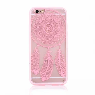 Etui na telefon komórkowy Mandala do Samsung Galaxy S7 Edge Design Etui ochronne Motyw Dreamcatcher Pokrowiec Bumper Pink - Etui i futerały do telefonów - miniaturka - grafika 1