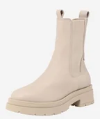 Botki damskie - Marc O'Polo Damskie Botki Beżowe Ze Skórą 38 1Żdi - miniaturka - grafika 1