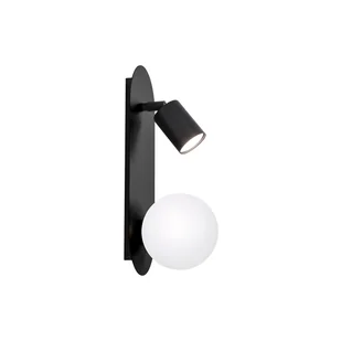 Lampa kinkiet ścienny z kloszem i reflektorem K-5480 z serii ARIES - Lampy ścienne - miniaturka - grafika 1