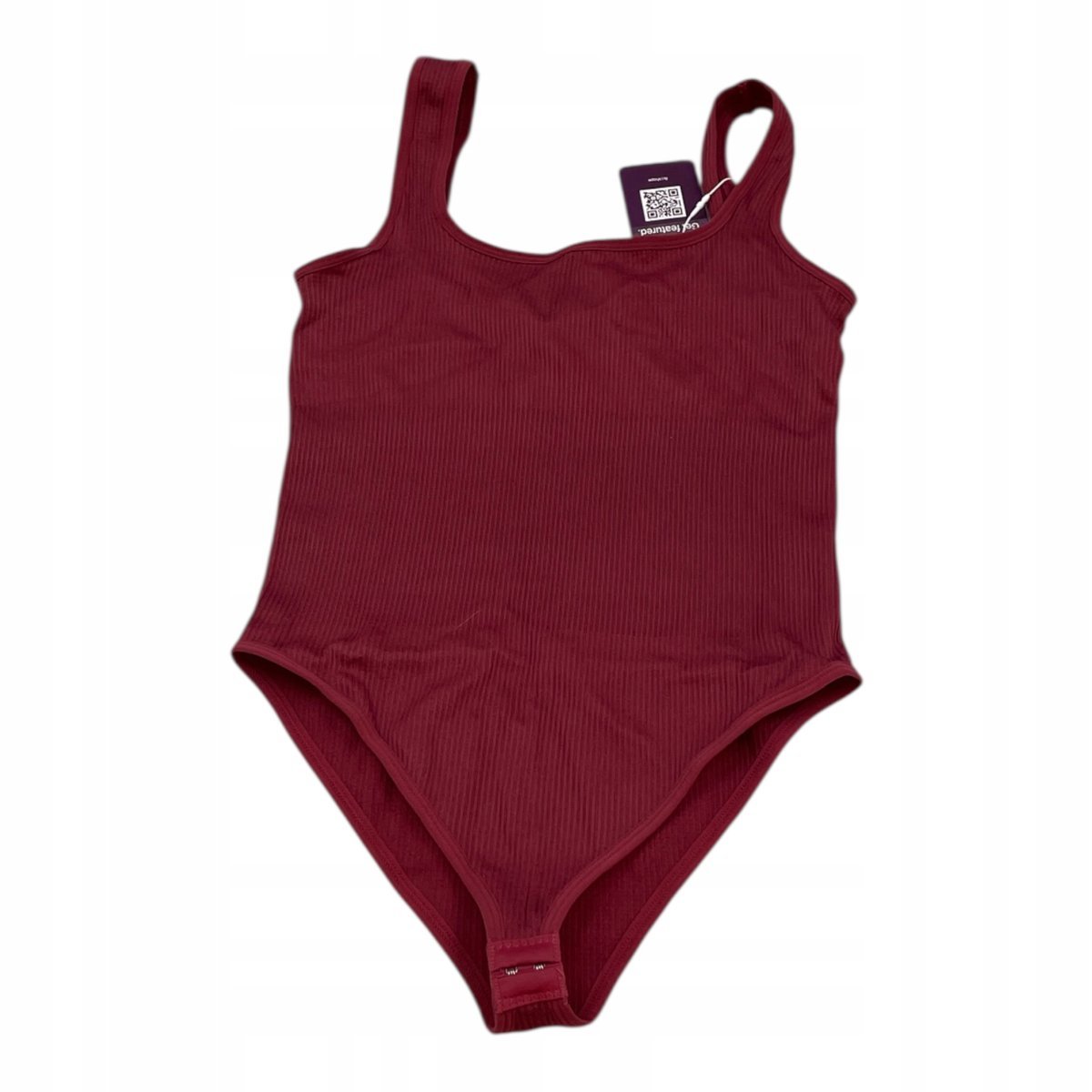 Body damskie Heyshape modelujące z prążkowanego materiału L