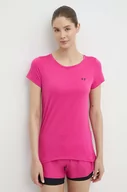 Koszulki sportowe damskie - Under Armour t-shirt damski kolor różowy - miniaturka - grafika 1