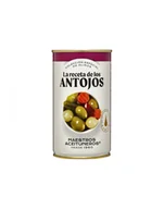Zdrowa żywność - Oliwki MAESTROS ANTOJOS (ALCARRENO) puszka 4,2kg zielone z pestką i warzywami w słodko-słonej marynacie - miniaturka - grafika 1