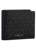 Portfele - Michael Kors Duży Portfel Męski Greyson 39F9LGYF5P Czarny - miniaturka - grafika 1