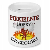 Skarbonki - Dla Ochroniarza Skarbonka na Urodziny na Prezent z Nadrukiem ze Zdjęciem + Opakowanie na prezent (wzór 04) - miniaturka - grafika 1