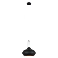Lampy sufitowe - Italux Quesmo lampa wisząca 1-punktowa MDM-3029/1 BK+CR - miniaturka - grafika 1