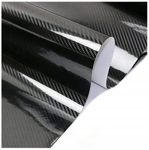 Folia Okleina Carbon 5D Wysoki Połysk Czarna 152cm - Akcesoria tuningowe - miniaturka - grafika 1