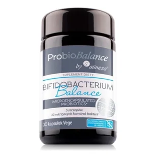 Aliness ProbioBalance ( Bifidobacterium Balance 10mld ) 30 kaps. Aliness 466A-3167F - Układ pokarmowy - miniaturka - grafika 1