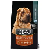Sucha karma dla psów - Farmina Cibau Sensitive Lamb Adult Medium&Maxi 12 kg - miniaturka - grafika 1