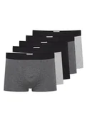 Majtki męskie - Bokserki Outset Henderson 5-pak czarny, szary, popielaty L - miniaturka - grafika 1