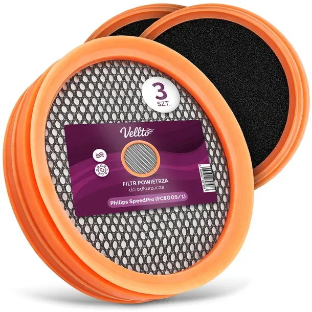 3x FILTR do ODKURZACZA Philips SpeedPro 5000 Aqua FC8009 FC8081 FC6727