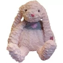 TULILO TULILO Maskotka Króliczek Rozalka różowy 32 cm 5_822598 - Maskotki i pluszaki - miniaturka - grafika 1