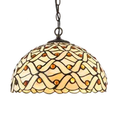 Lampy sufitowe - Lampa wisząca TIFFANY 2X60W E27 223 PREZENT - miniaturka - grafika 1
