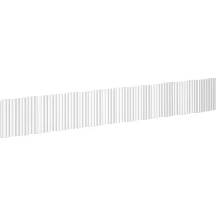 Mexen Rivel front ryflowany do korpusu szafki łazienkowej 160 x 20 cm, biały mat - 91A20-1600-235-1-01 - Fronty meblowe - miniaturka - grafika 1